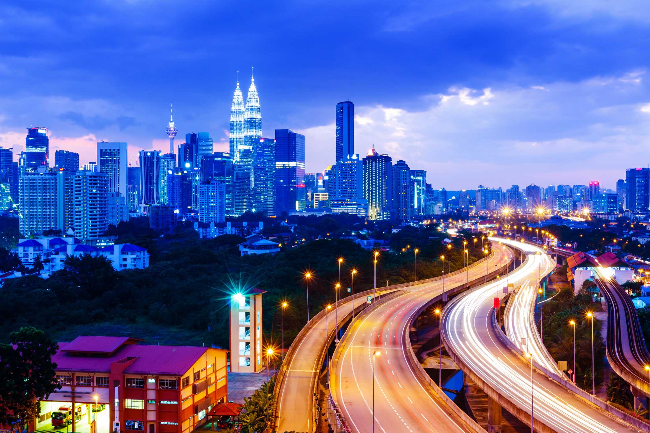 Kuala Lumpur Skyline at Night